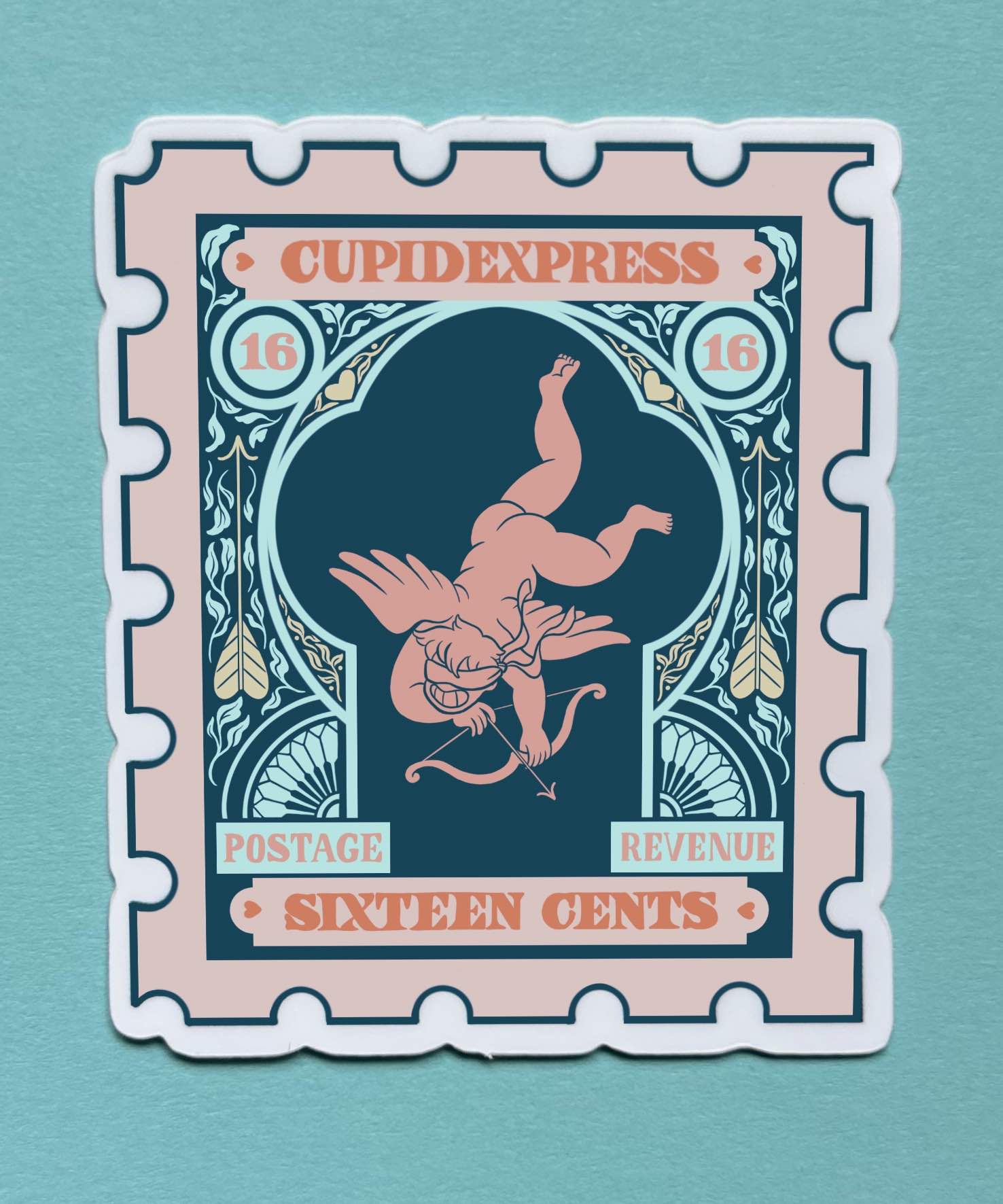 Cupid Express Postage Stamp - 16 Cents