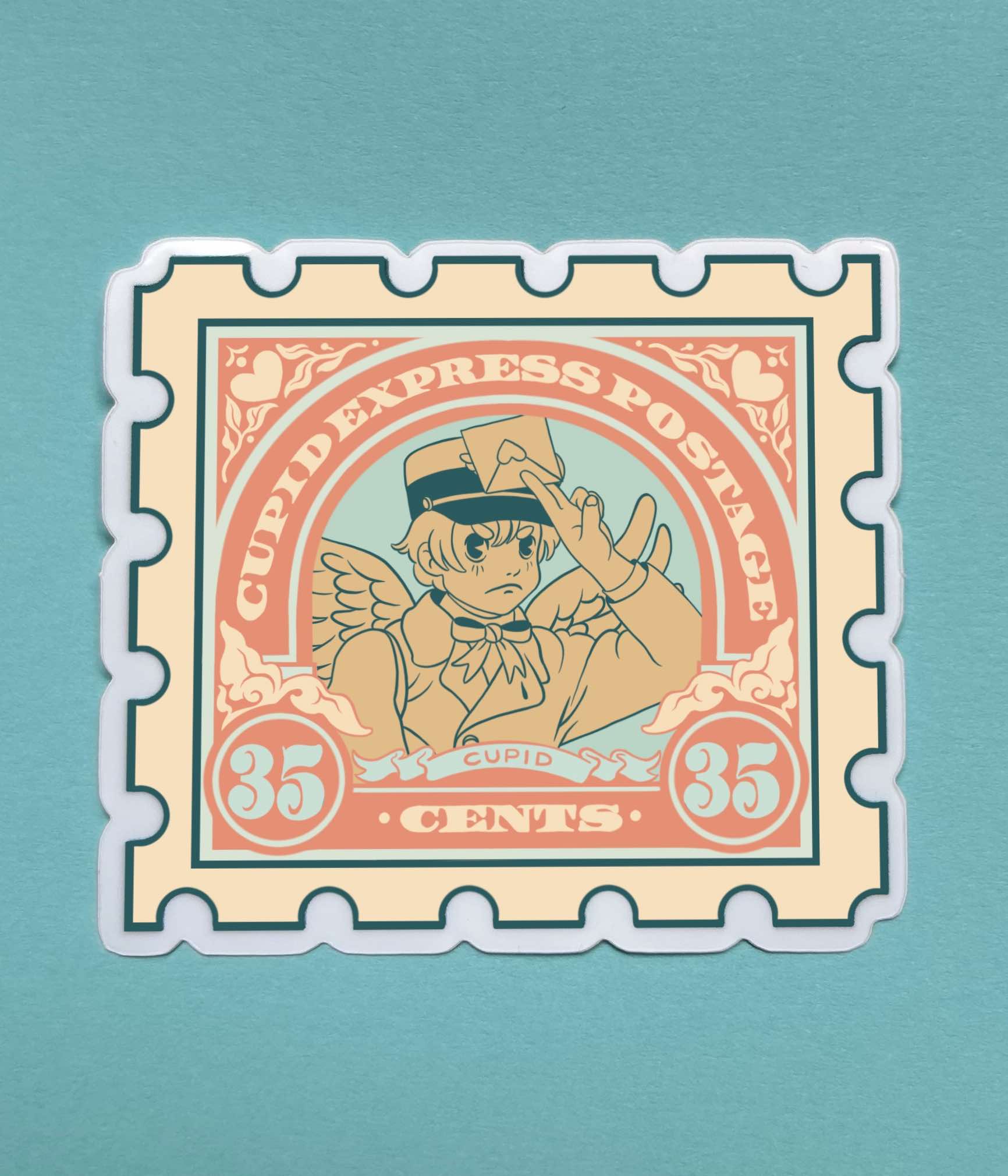 Cupid Express Postage Stamp - 35 Cents